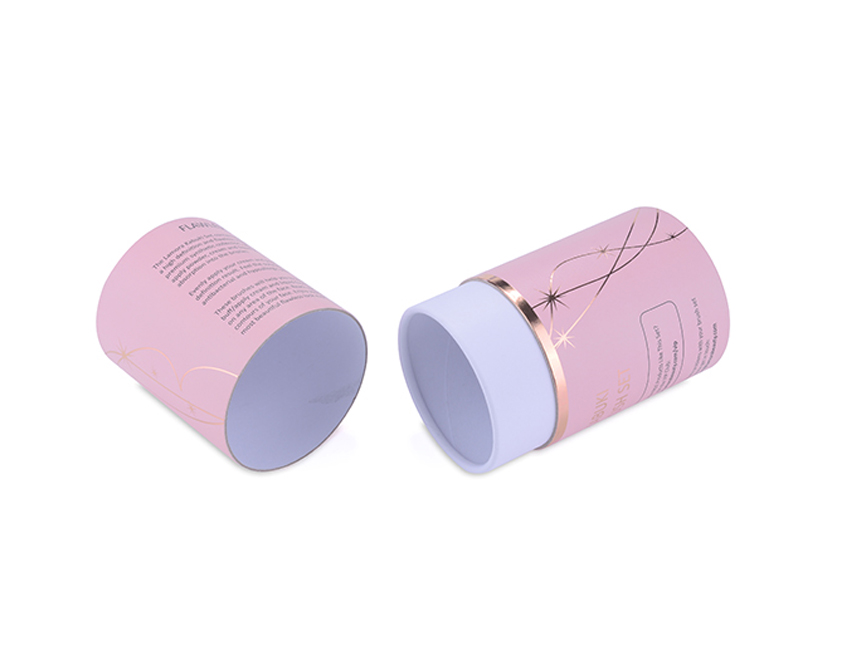 Round Pink Paper Boxes