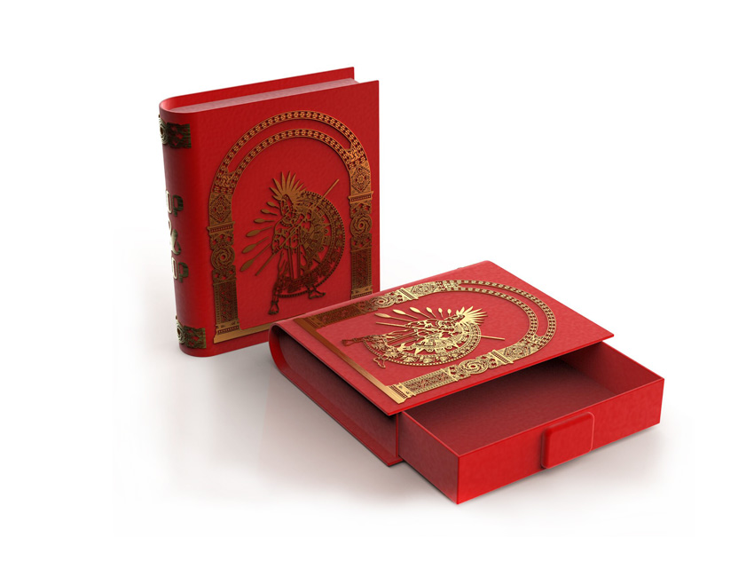 Red Book Shaped Box